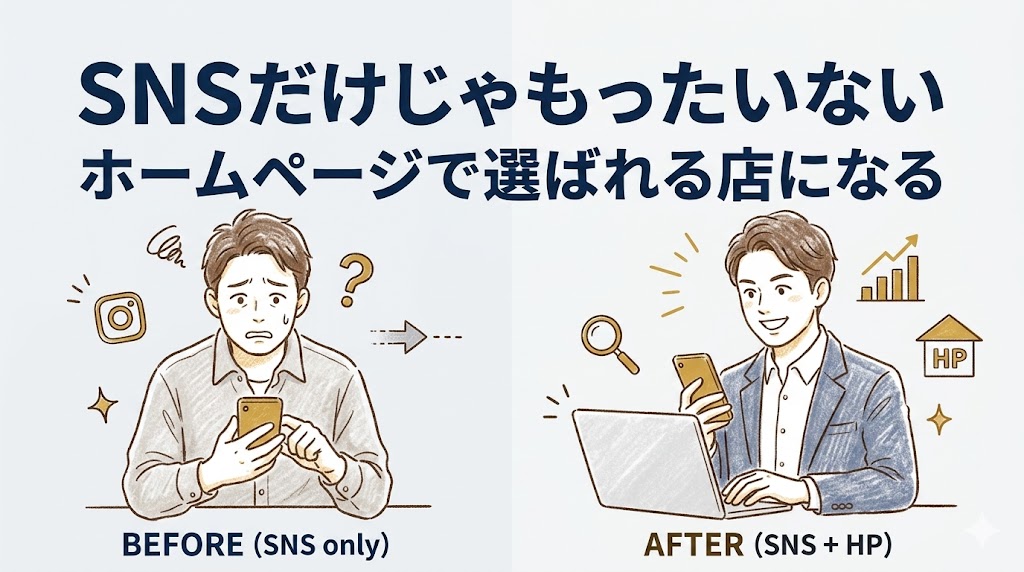 SNSだけじゃもったいない。個人事業主・中小企業がホームページを持つべき4つの理由